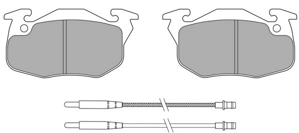 Brake Pad Set, disc brake (FBP-0759)