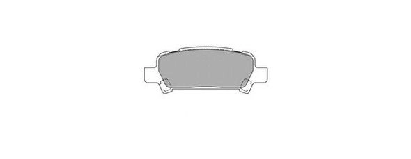 Brake Pad Set, disc brake (FBP-1606)