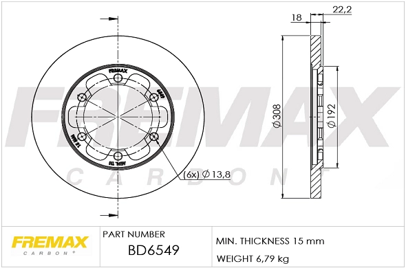 Brake Disc (BD-6549)