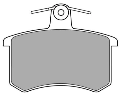 Brake Pad Set, disc brake (FBP-0444)