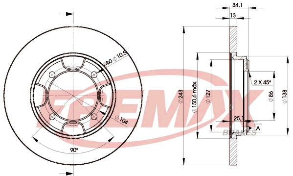 Brake Disc (BD-6676)