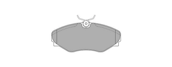 Brake Pad Set, disc brake (FBP-1272)