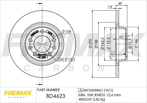 Brake Disc (BD-4623)