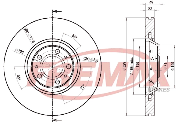 Brake Disc (BD-4608)