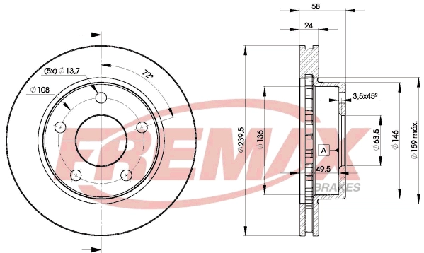 Brake Disc (BD-7974)