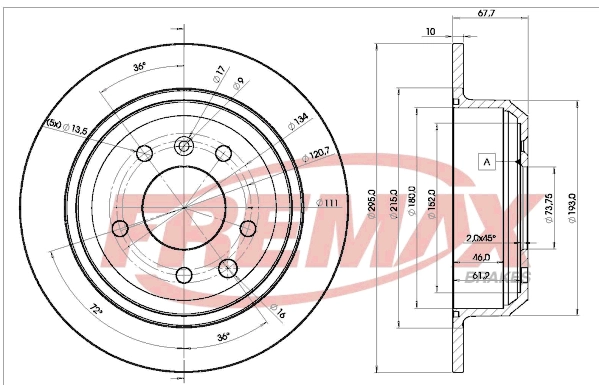 Brake Disc (BD-2511)