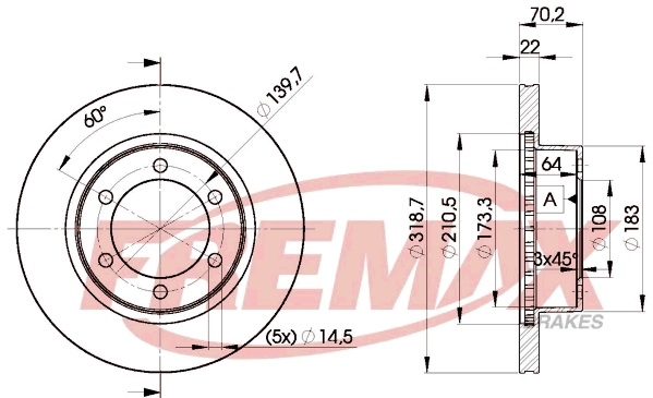 Brake Disc (BD-5210)