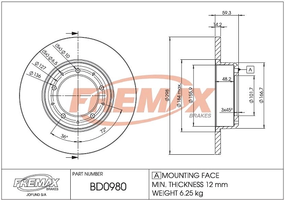 Brake Disc (BD-0980)
