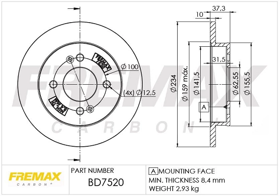 Brake Disc (BD-7520)