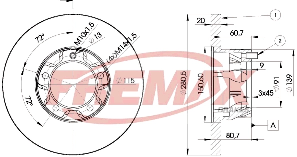 Brake Disc (BD-3017)