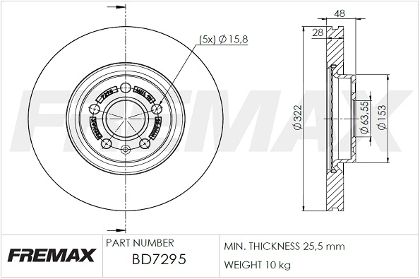 Brake Disc (BD-7295)