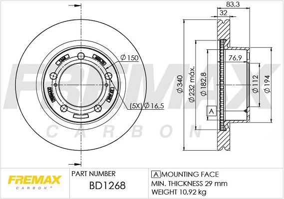 Brake Disc (BD-1268)