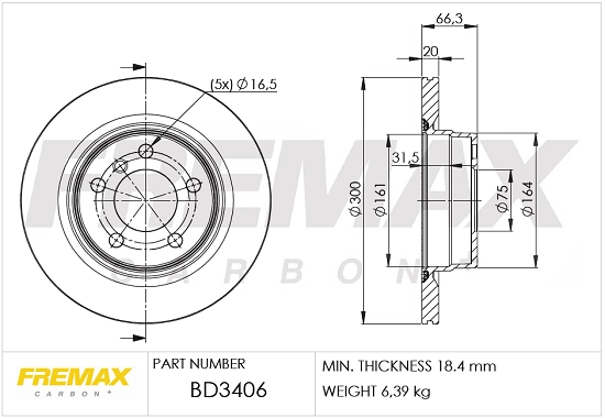 Brake Disc (BD-3406)