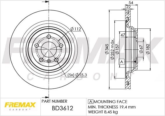 Brake Disc (BD-3612)