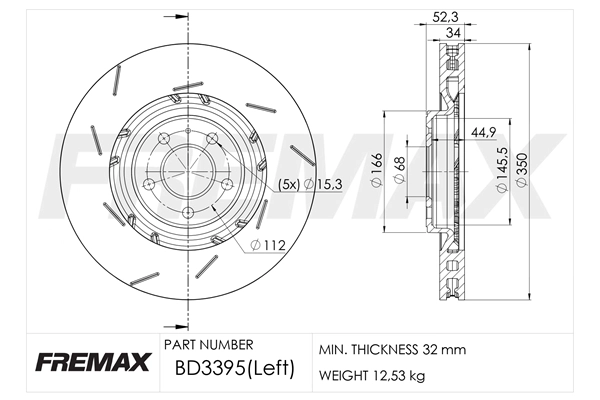 Brake Disc (BD-3395)
