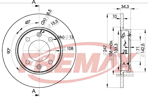 Brake Disc (BD-4246)