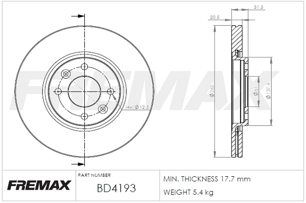 Brake Disc (BD-4193)
