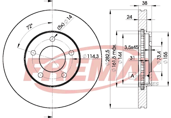 Brake Disc (BD-5346)