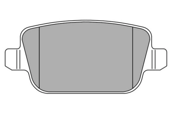 Brake Pad Set, disc brake (FBP-1499)