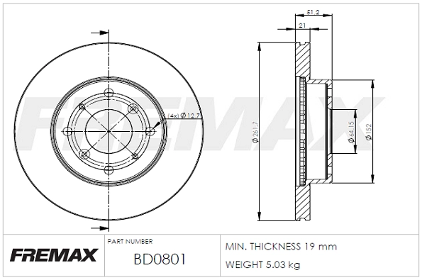 Brake Disc (BD-0801)