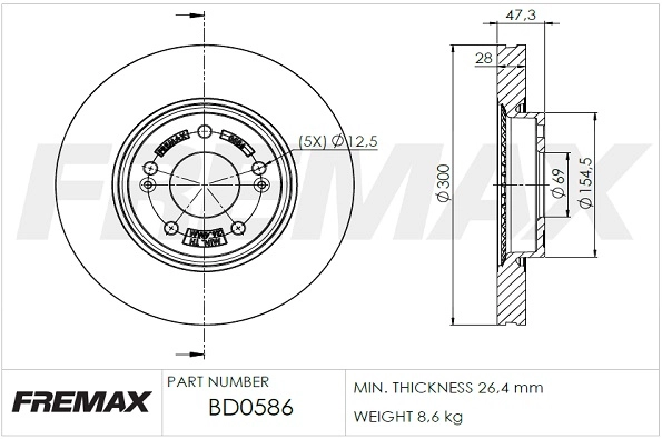 Brake Disc (BD-0586)