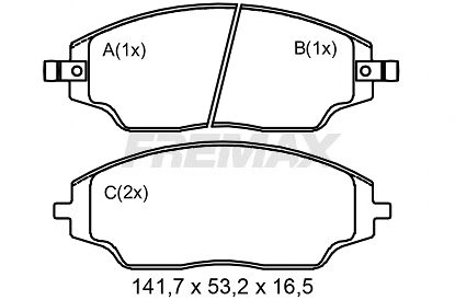 Brake Pad Set, disc brake
