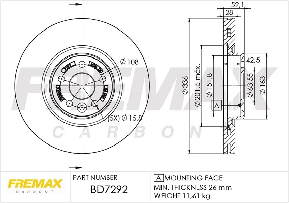 Brake Disc (BD-7292)