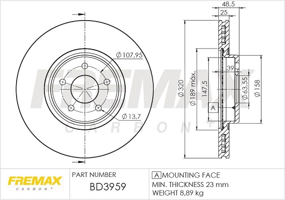Brake Disc (BD-3959)