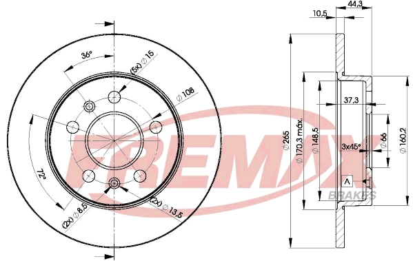 Brake Disc (BD-4296)