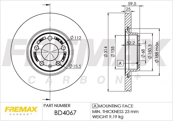 Brake Disc (BD-4067)