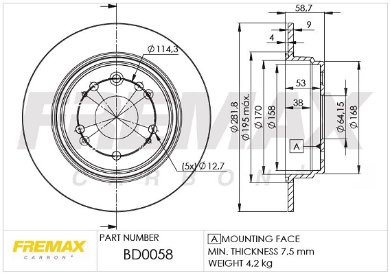 Brake Disc (BD-0058)