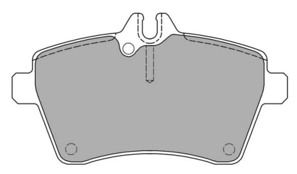 Brake Pad Set, disc brake (FBP-1400)