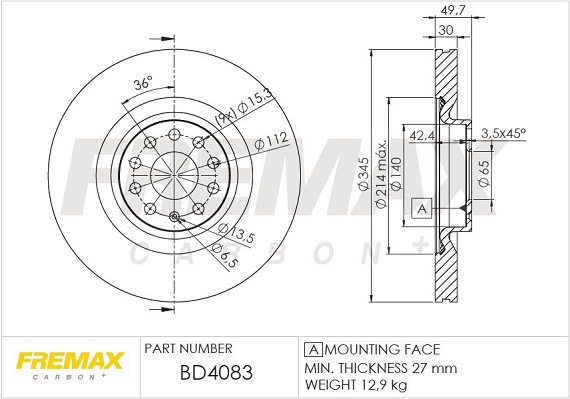 Brake Disc (BD-4083)