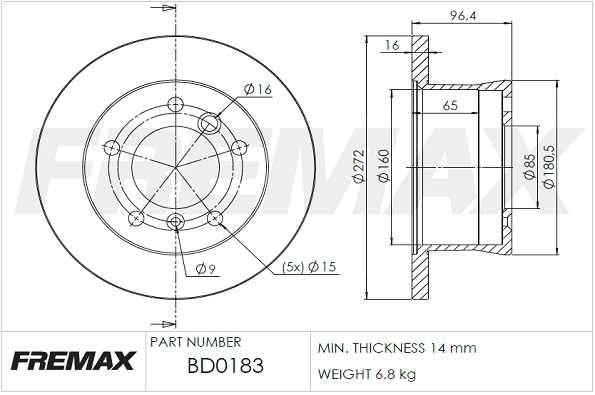 Brake Disc (BD-0183)