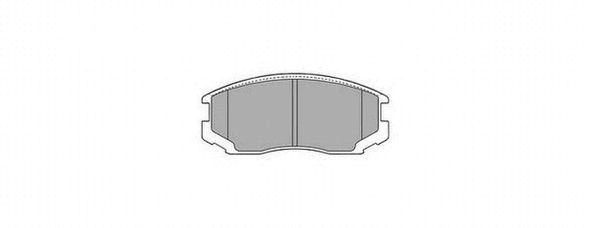 Brake Pad Set, disc brake (FBP-1596)