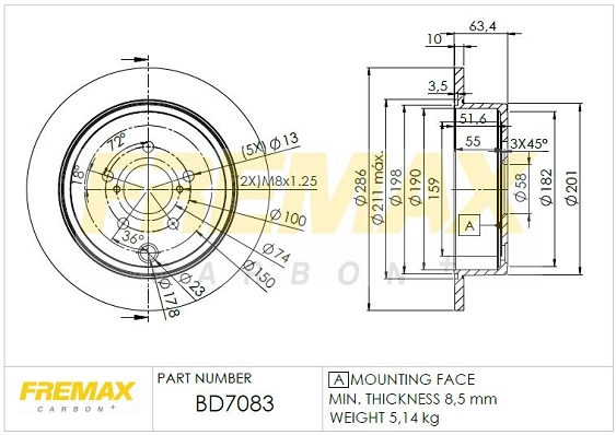 Brake Disc (BD-7083)