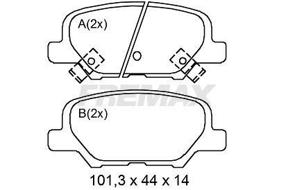 Brake Pad Set, disc brake