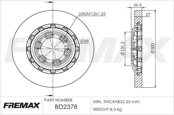 Brake Disc (BD-2378)