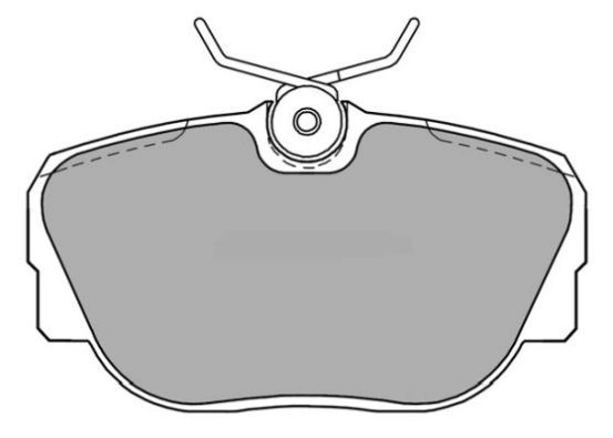 Brake Pad Set, disc brake (FBP-0728)