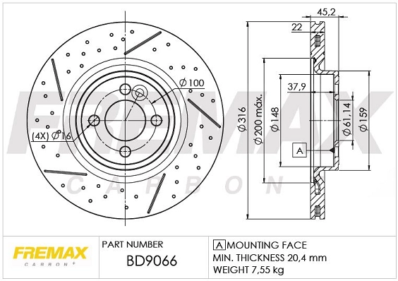 Brake Disc (BD-9066)