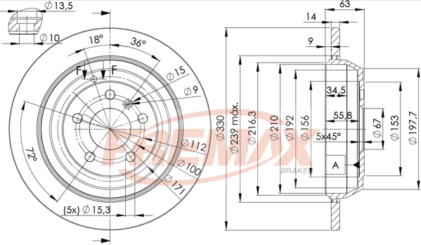 Brake Disc (BD-3508)
