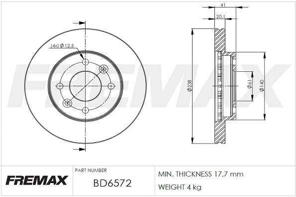 Brake Disc (BD-6572)