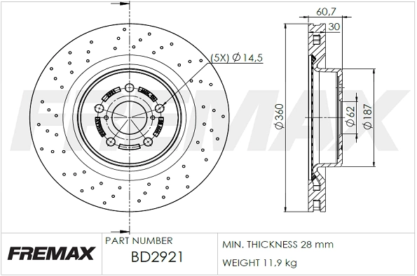 Brake Disc (BD-2921)