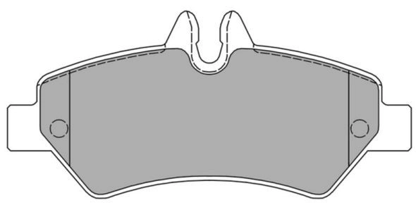 Brake Pad Set, disc brake (FBP-1521)