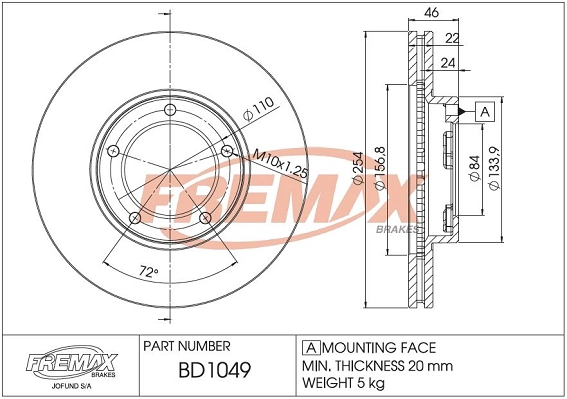 Brake Disc (BD-1049)