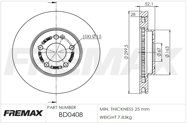 Brake Disc (BD-0408)