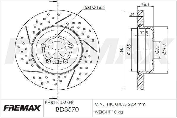 Brake Disc (BD-3570)
