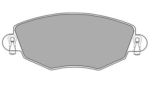 Brake Pad Set, disc brake (FBP-1196)