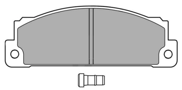 Brake Pad Set, disc brake (FBP-0326)