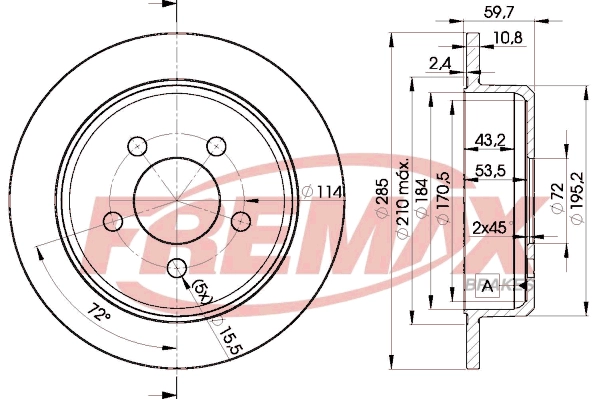 Brake Disc (BD-5116)